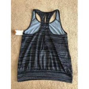 CHAMPION ACTIVE WEAR DUO DRY BLACK STRIPED TANK M